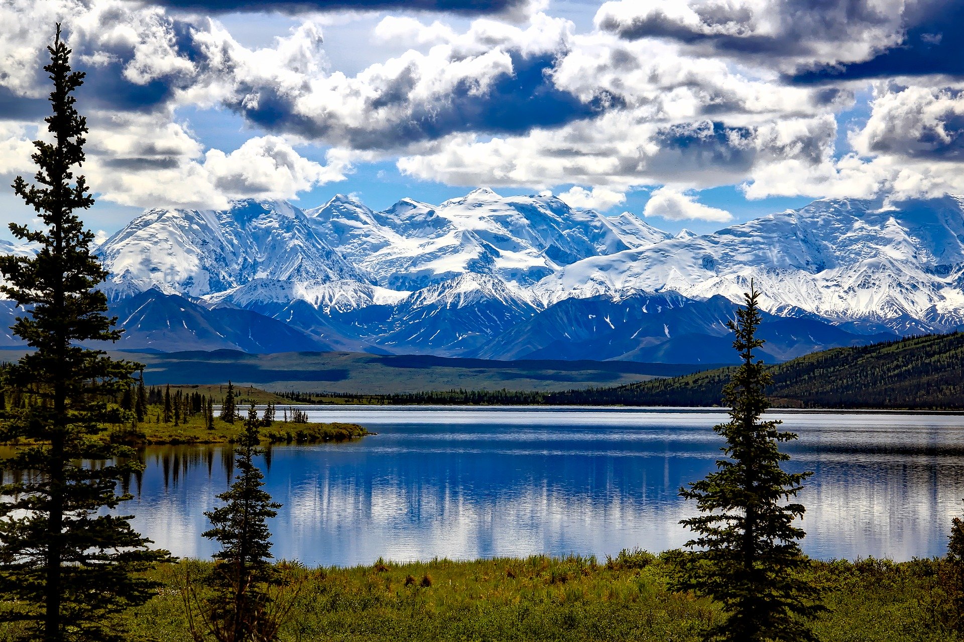 Parc national Denali en Alaska (source : 12019, Pixabay)